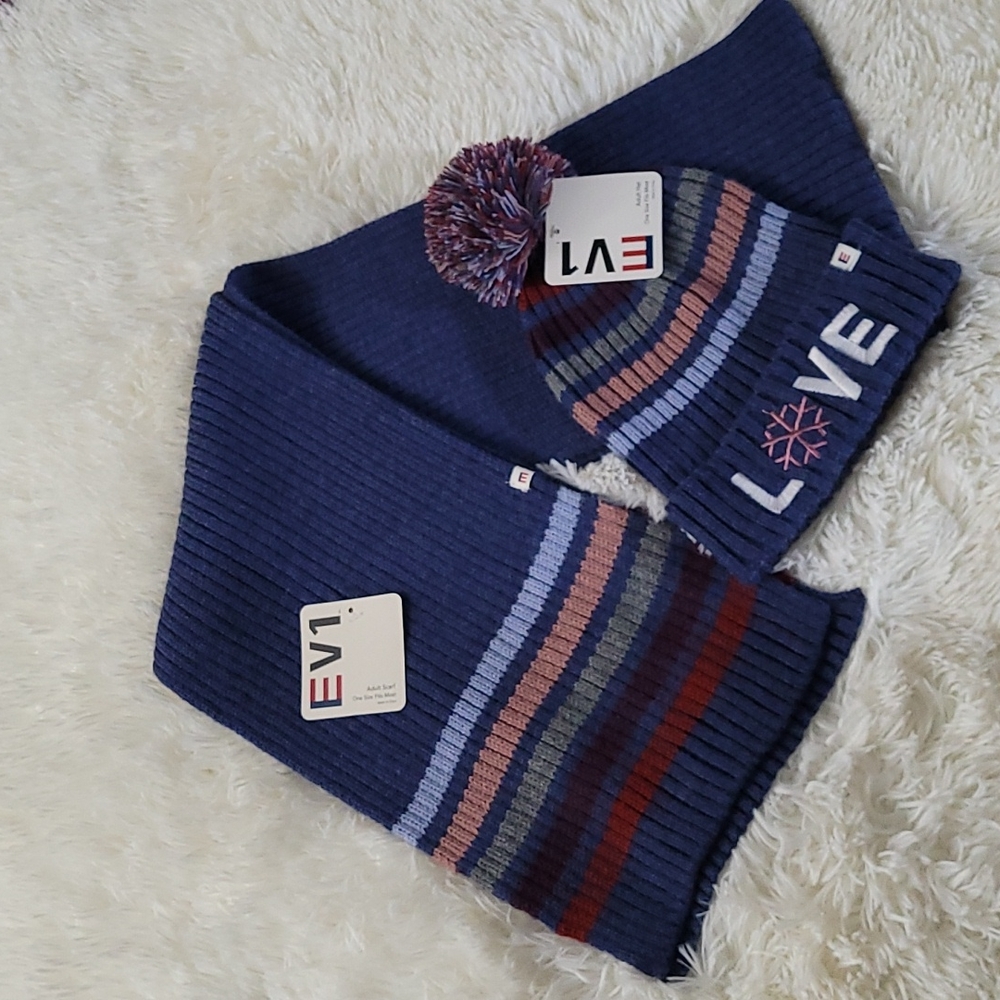 EV1 Hat and Scarf Set - Picture 1 of 4